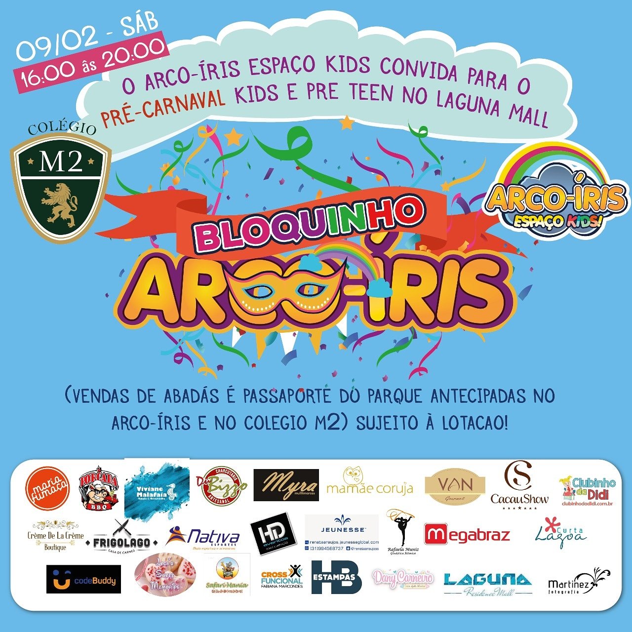 Bloquinho Arco Iris